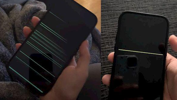 噶尔苹果14维修分享iPhone 14 Pro 屏幕有细横线怎么办 